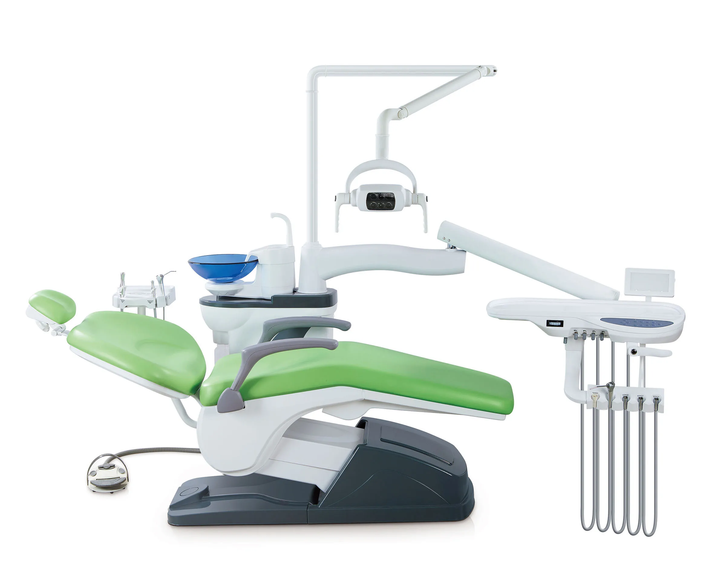 High Quality dental clnic Comprehensive Dental Therapy Chair with Electric Tooth Steel and Wood Treatment Table Dentist Tools