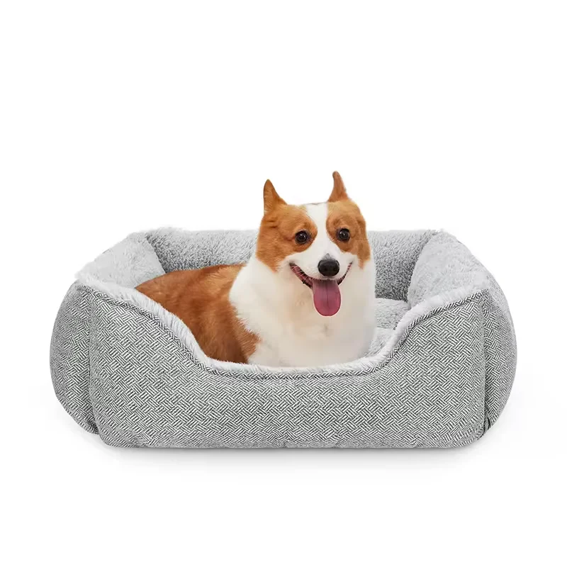 NEW PET Cloud Collection Fashion Cat Dog Bed High Quality Fluffy Plush Dog Sofa Durable Adjustable Sleeping Blanket