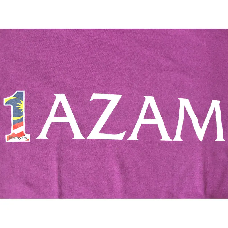 wholesale bulk quantity high quality custom printing logo 100% cotton Malaysia election t shirt