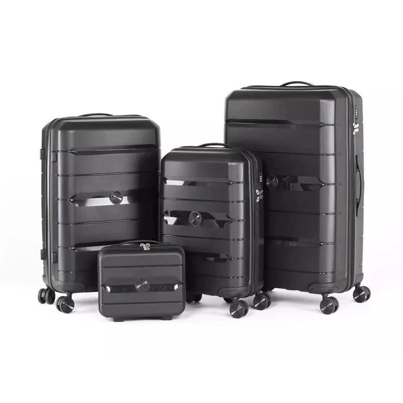 Hot Sale PP Hard Shell Lightweight luxury fashion Durable travel suitcase carry on luggage hard luggage set