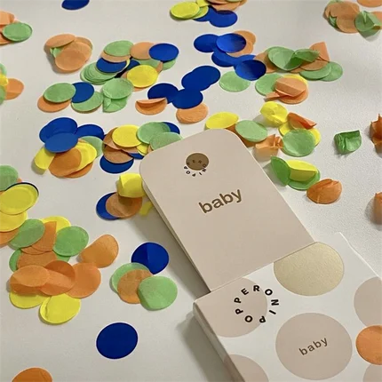 Birthday Party Decoration Party Confetti Cannons Rich Colors Gender Reveal Confetti Party Poppers Cannons