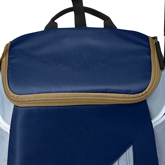 Custom Unisex Youth Sports Baseball Gear Backpack Portable Large Capacity Water-Resistant Made of Canvas Nylon and Polyester