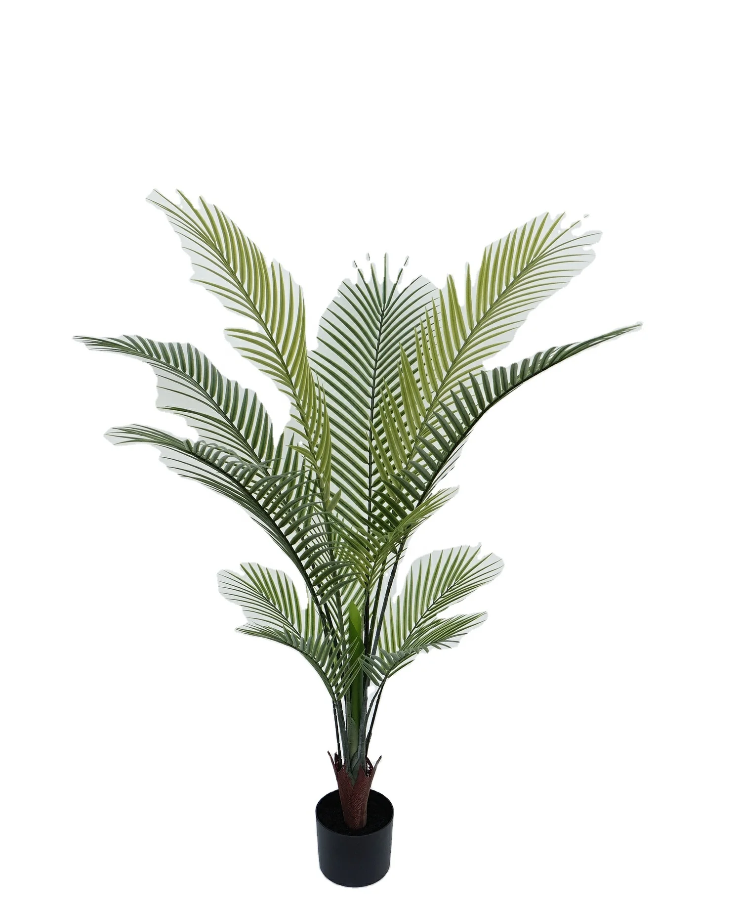 130Cm Palm Tree In Plastic In Pot Decorative Plant For Potted Plant Face Artificial Palm Tree