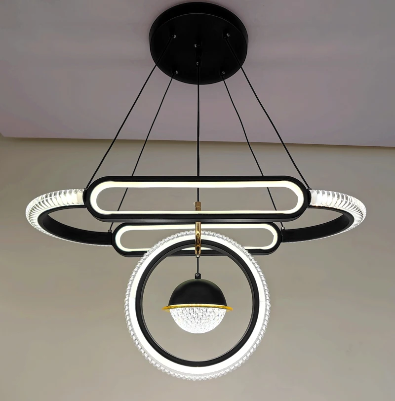 Blue and warm White led color changing pendant lamp ,square led hanging chandelier for kitchen/dinning room/bar (2631-1P)