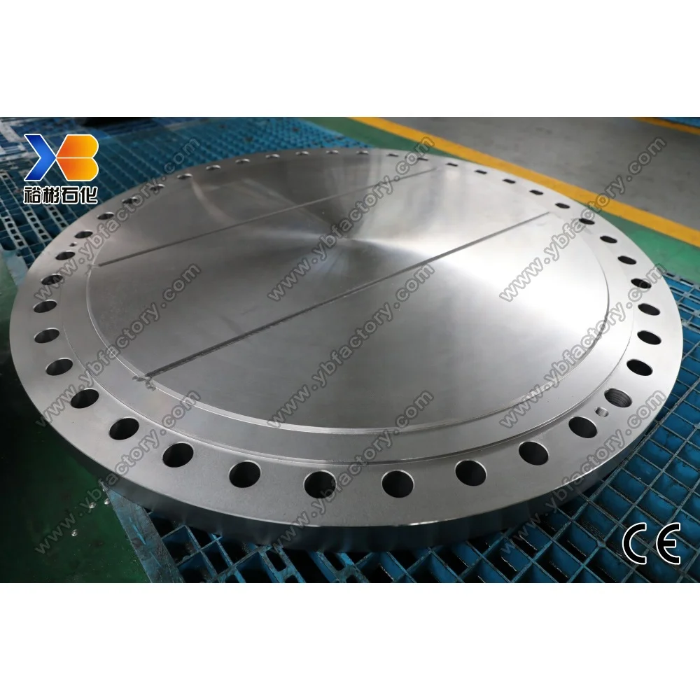 China Factory Supply OEM Service Machining Heat Exchanger Customized Blind Flanges