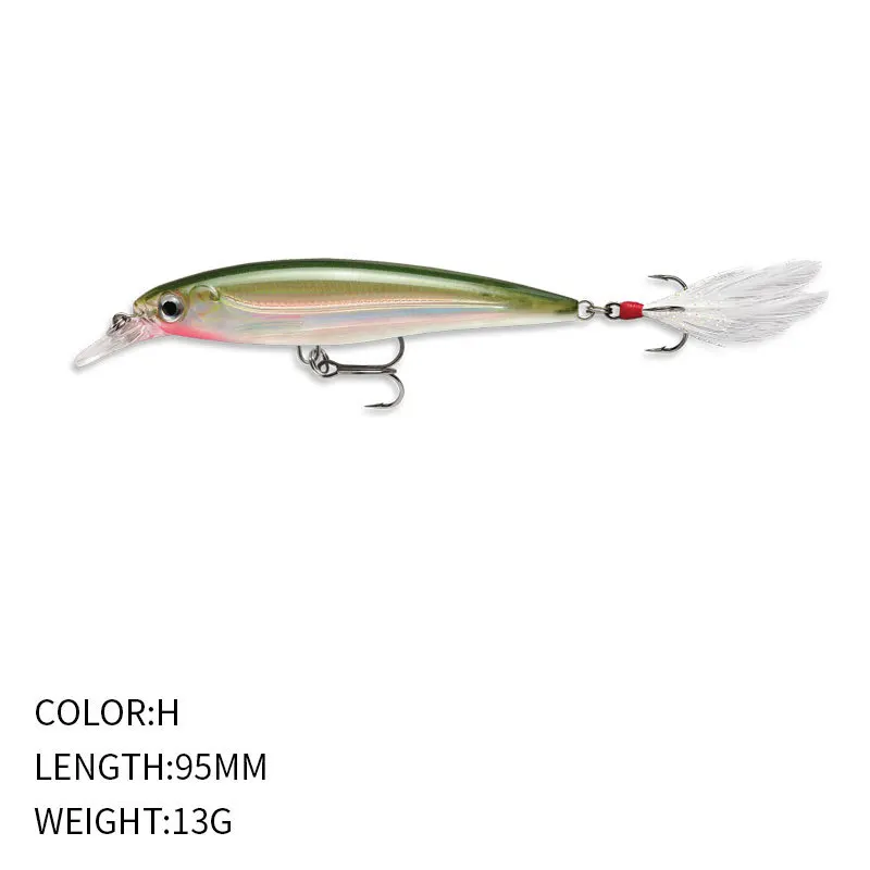 Wholesale 95Mm/13G High Transmittance Strong Salt Water Topwater Fishing Lures Trolling