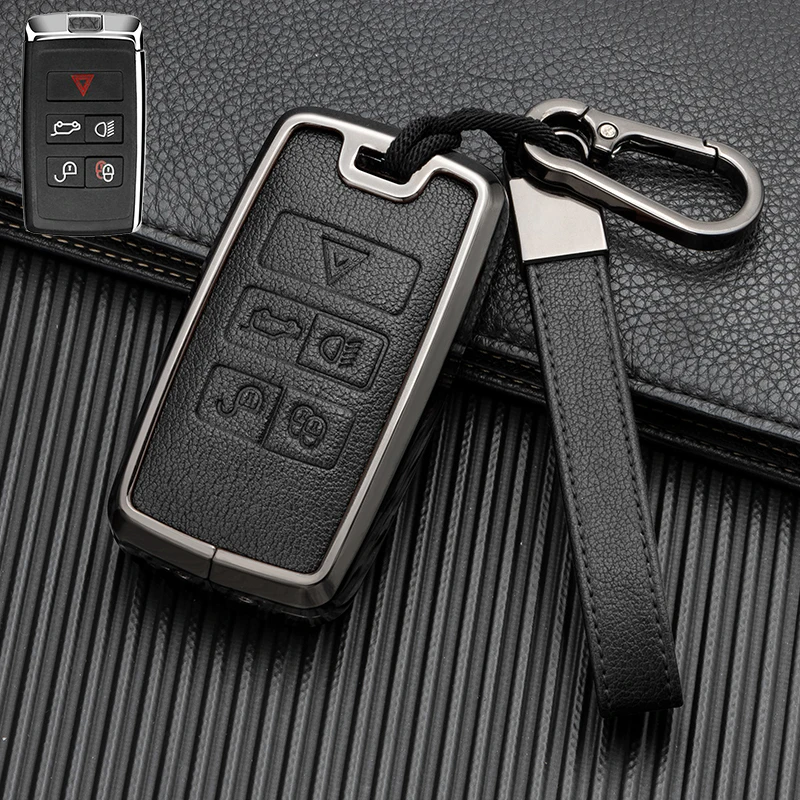 Compatible to Jaguar F-PACE E-PACE I-PACE F-TYPE XF car key protector Car key housing remote key fob case cover