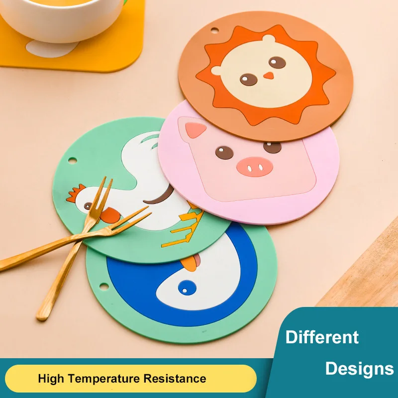 Heat Resistant Silicone Coaster Bpa Free Silicone Coaster Molds Silicone Hot Pot Holder Mat Coaster Practical Gift