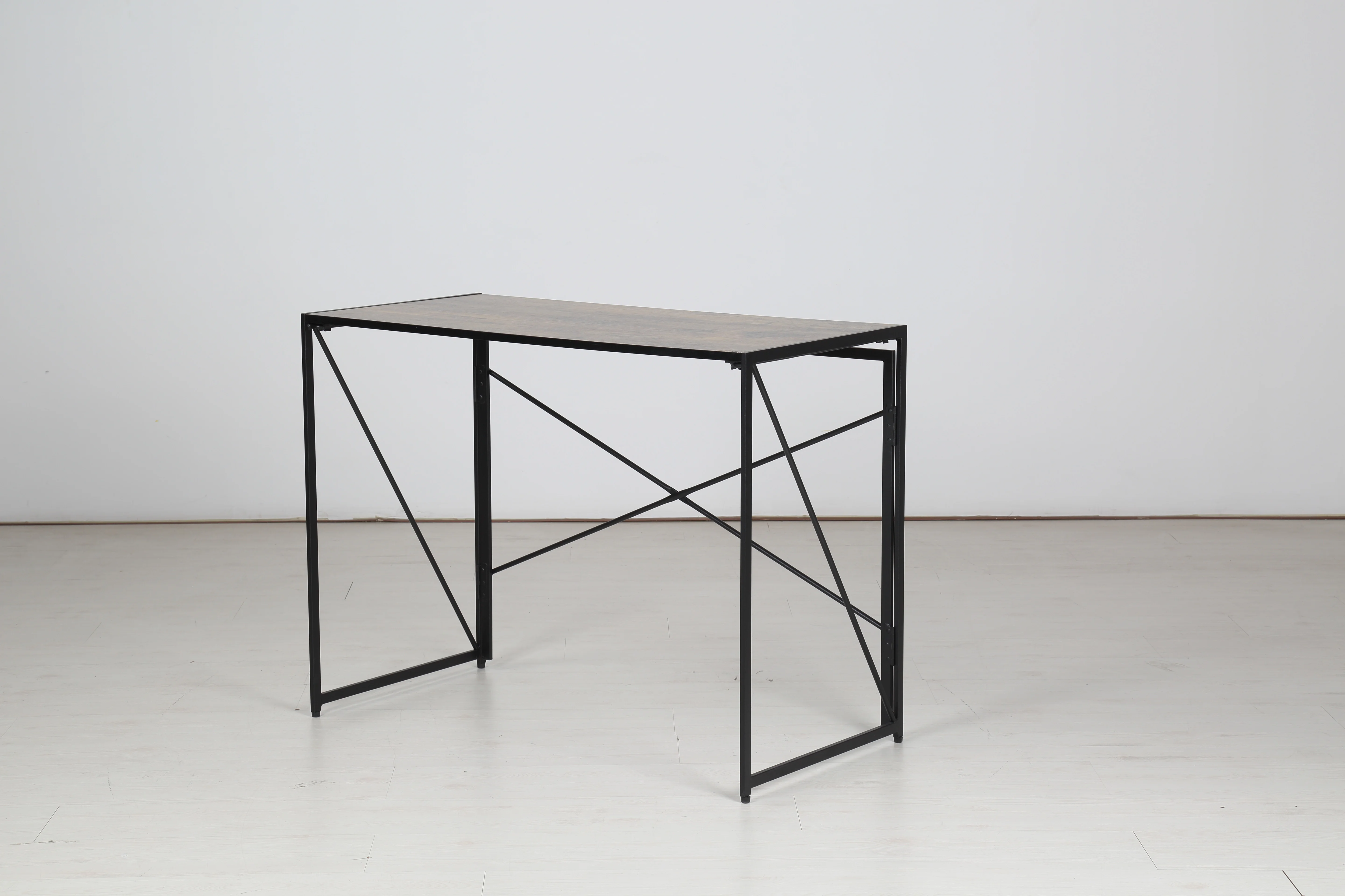 Stylish modern design wood MDF desktop metal legs laptop pc computer desk table  for home office study working