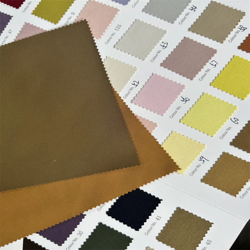 Polyester Spandex PE Bonded Pongee Film Laminated Stretch Fabrics