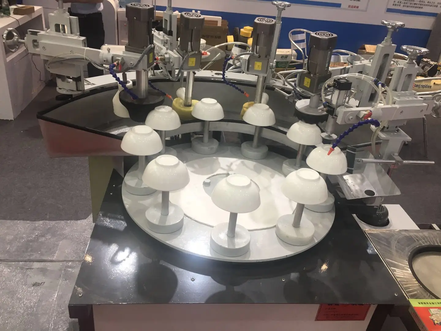 Ceramic Bottom Polish Grinding Wiping Machinery Manufacturing Machine