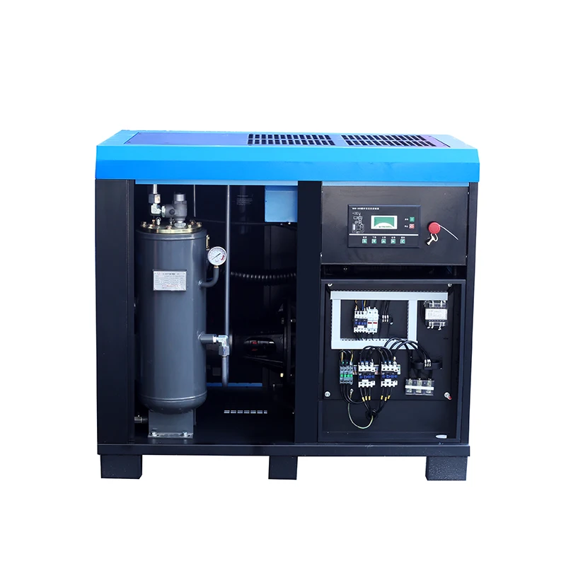 18.5kW 25Hp Stable Air Cooling Direct Drive Industrial Screw Air Compressors Machine Prices