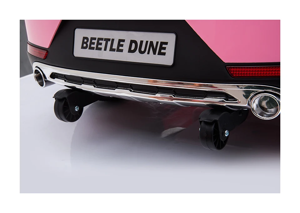 Premium Quality  Beetle Convertible Ride-on Car Licensed 2.4g Remote Control High-Low Speed Bluetooth Playback USB FM