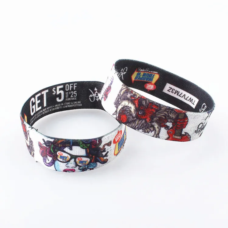 Cheapest elastic festival bracelets for events