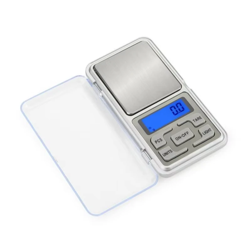 0.01g Jewelry Specific Jewelry Scale Stainless Steel Flip Cover LCD Display Weighing Function Laboratory Mini Scale