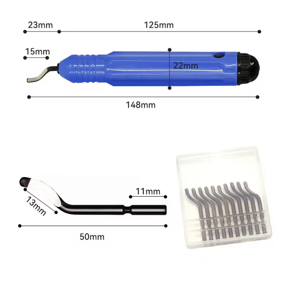 Trimming Knife Scraper Edge Deburring Head Cutters Set Burr Remover Hand Tool For Wood Plastic