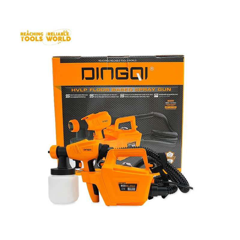 DINGQI 800W Electric Paint Sprayer Spray Gun for House Painting/Furniture/Fence/Garden/Wall