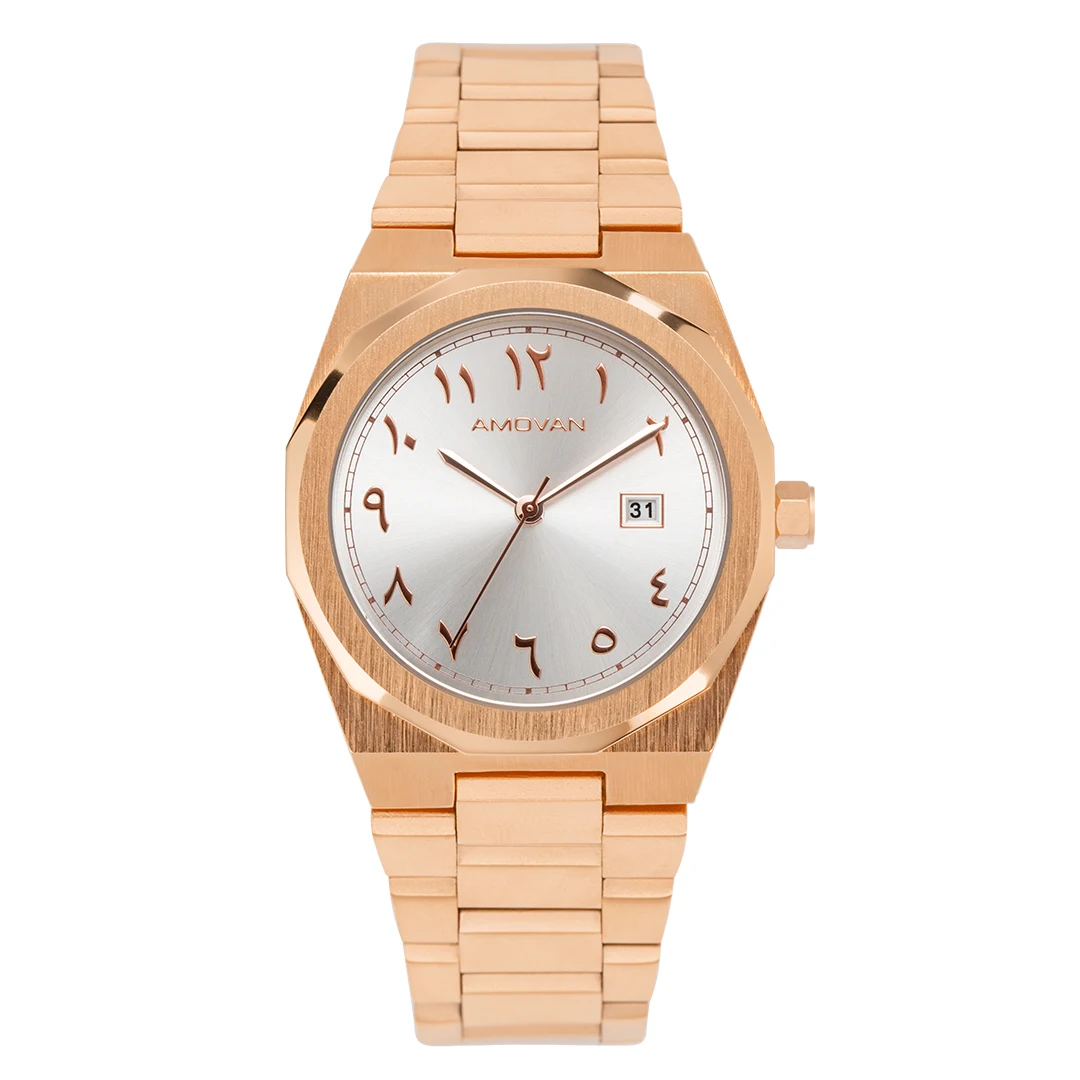 Hot Selling Stainless Steel Waterproof Men Watches 6 Colors Solid Stainless Steel Band Men Watch