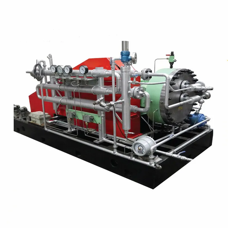 Automatic  PLC Explosion-Proof Control Cabinet Oil-free Hydrogen Nitrogen Diaphragm Compressor