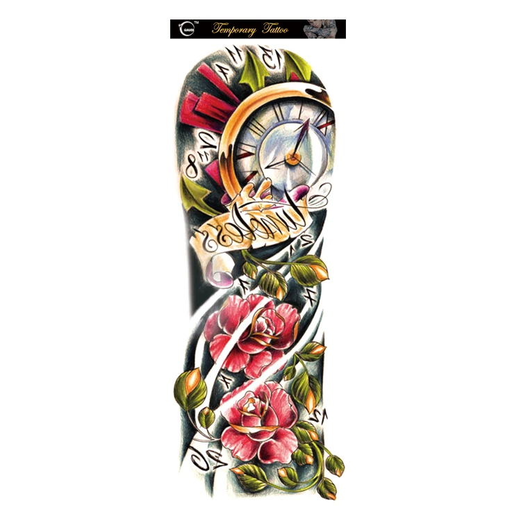 Body Tattoo Sticker Temporary Tattoo Custom Design Dark Series Sexy Customized TOXIC COLOR custom temporary tattoo