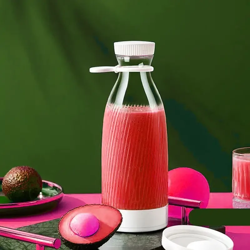 Portable Blender Mini Mixer Electric Juicer Machine Fresh Fruit Juice Blender Smoothie Maker Blender Cup Bottle