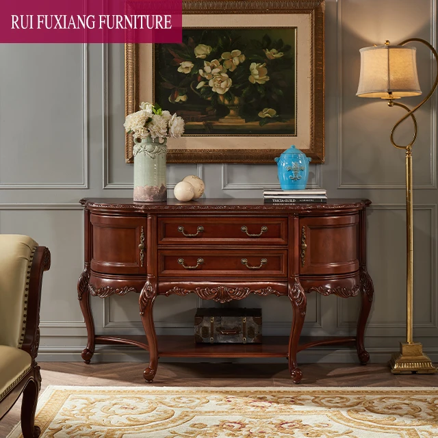 Американская Античная резьба по дереву, прихожей, входного стола, крыльца, кабинета, мебель для гостиной R225A1