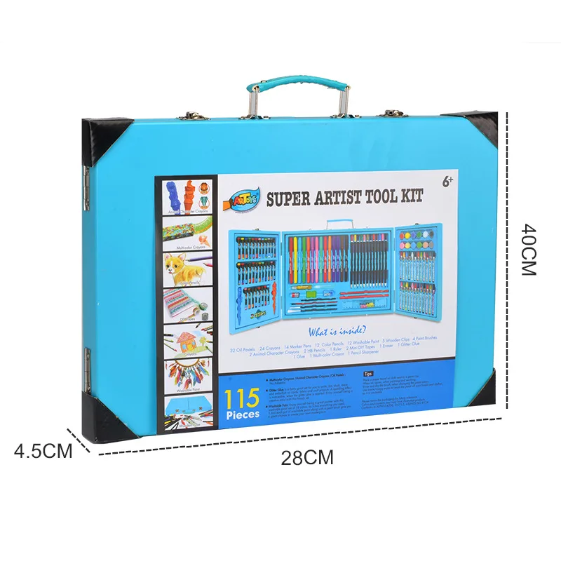 Art Kit 115 Pack Drawing Kits Art Supplies for Kids Girls Boys Teens Artist 5 6 7 8 9 11 12 Beginners Art Set Case