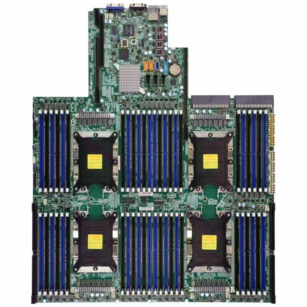 Для Supermicro X11QPH + (только для суперсервера) Материнская плата Intel C621 контроллер портов 14 SATA3 (6 Гбит/с); 0 1 5 10