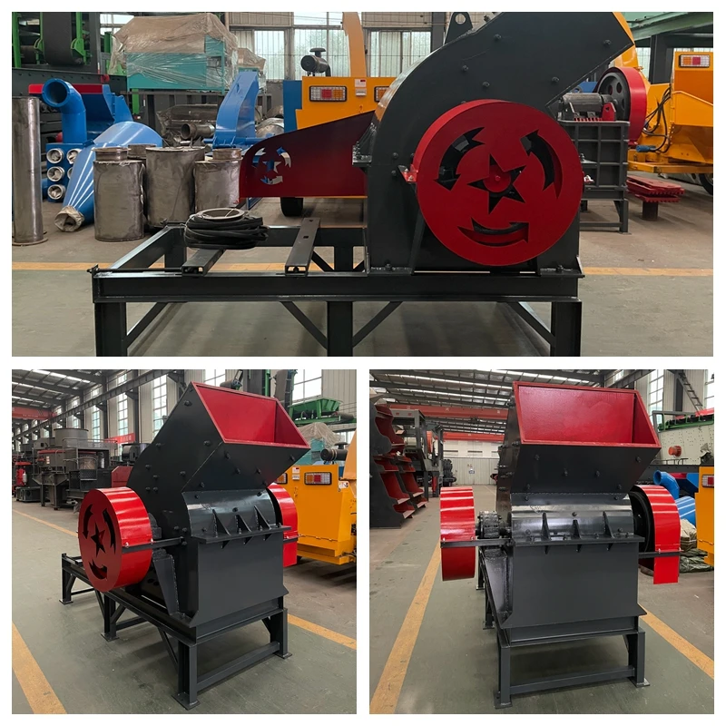 Small Scale Rock Salt Blue Stone Chip Crusher Machine Industrial Sand Hammer Coal Glass Hammer Crusher