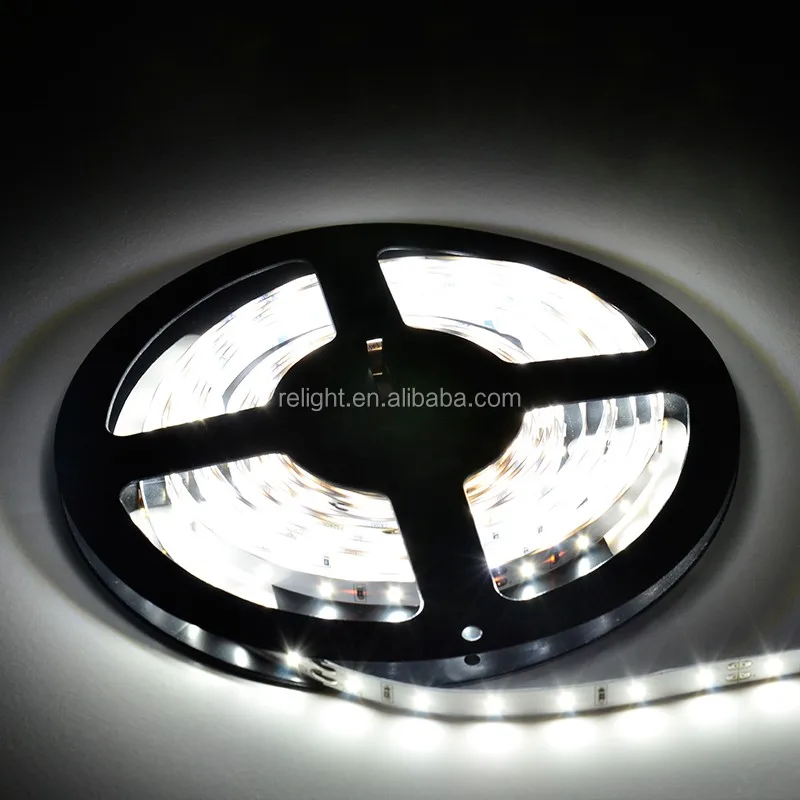 Shenzhen supplier 5m per roll classical DC SDCM 3 SMD2835 120LED 6000K Ra80 flexible waterproof LED strip light ribbon
