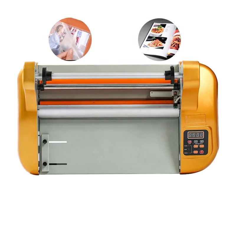 Removable Four Rollers Hot Roll Laminating Machine Factory Price 110V Hot Roll Laminator For A3 A4 Size