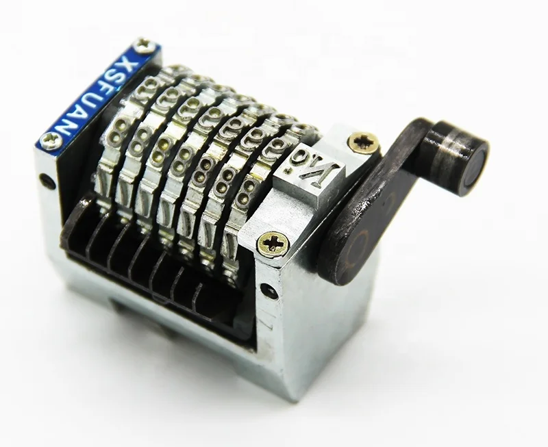7digit with NO.Rotary type numbering machine numbering box numerator for multilith .Hamada offset machine