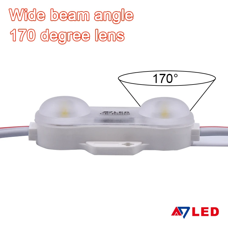 High Quality 170 Degree Lens Dc12v Smd 2835 0.72w Ultrasonic Injection Outdoor Led Module