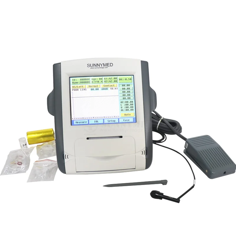SY-V046 Touch Screen Ophthalmic Ultrasound Biometer A Scan Pachymeter with High Accuracy