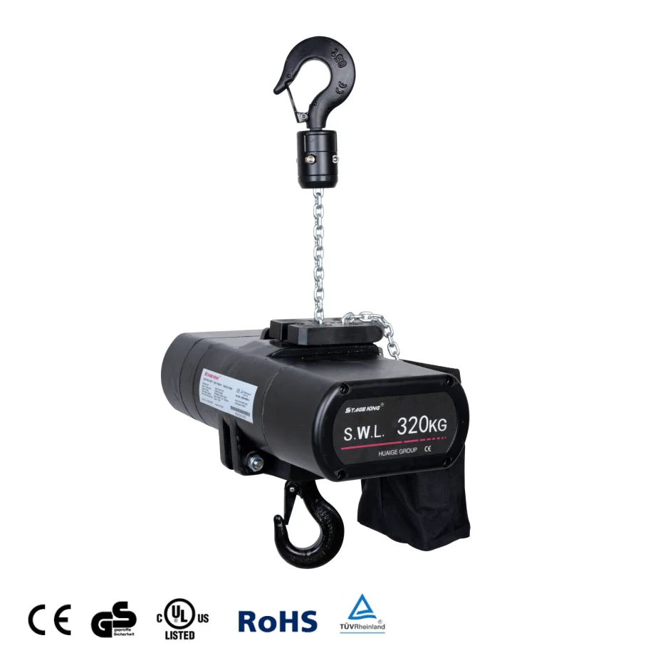 lifting 320kg electric stage chain hoist for truss event setup truss lighting lifting 1000kg STAGE KING electric hoist