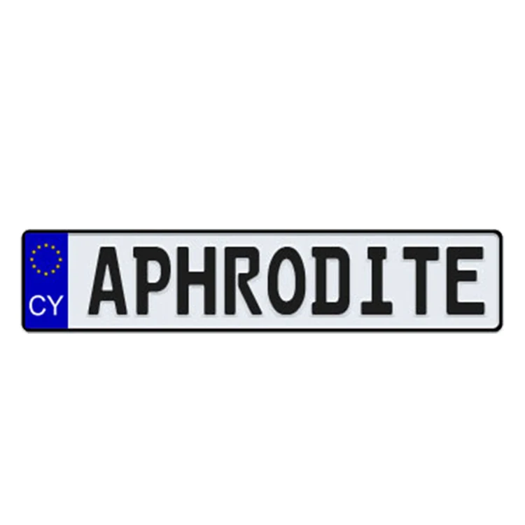 Пользовательский Европейский алюминиевый светоотражающий тисненый автомобильный номер российский номерной