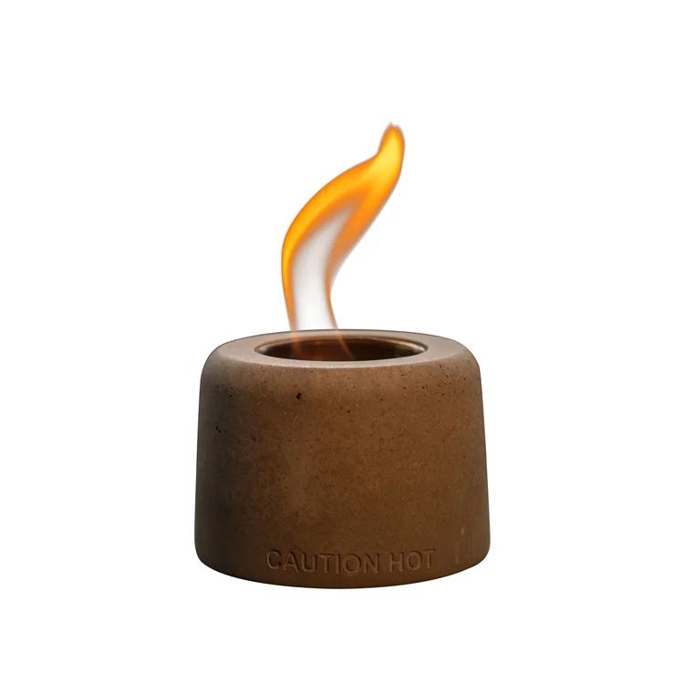 Wholesale Multiple Styles Modern Cement Indoor Mini Tabletop Bioethanol Fireplace