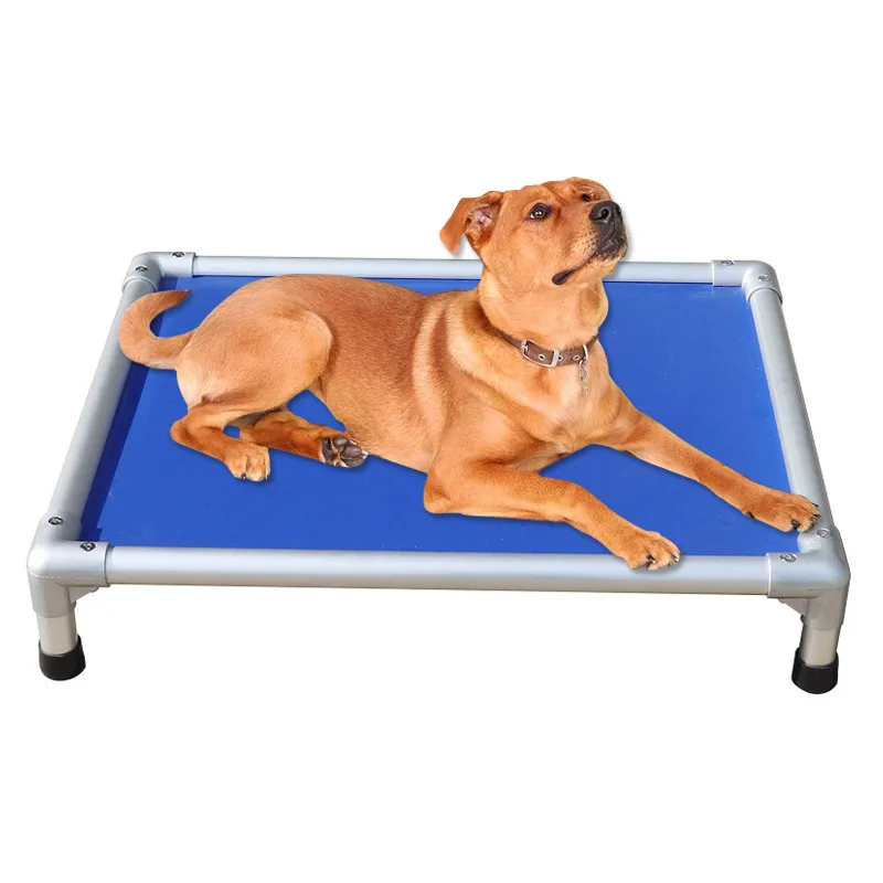 Best Seller PVC Material Elevated Luxury Pet Bed Metal Frame Dog Bed Luxury Detachable Foldable Dog Bed