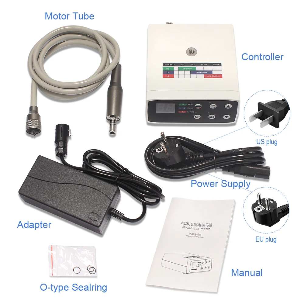 YAYIDA Clinic Brushless Electric Micromotor High Quality With E-type Connector Portable Dental Polishing Tools