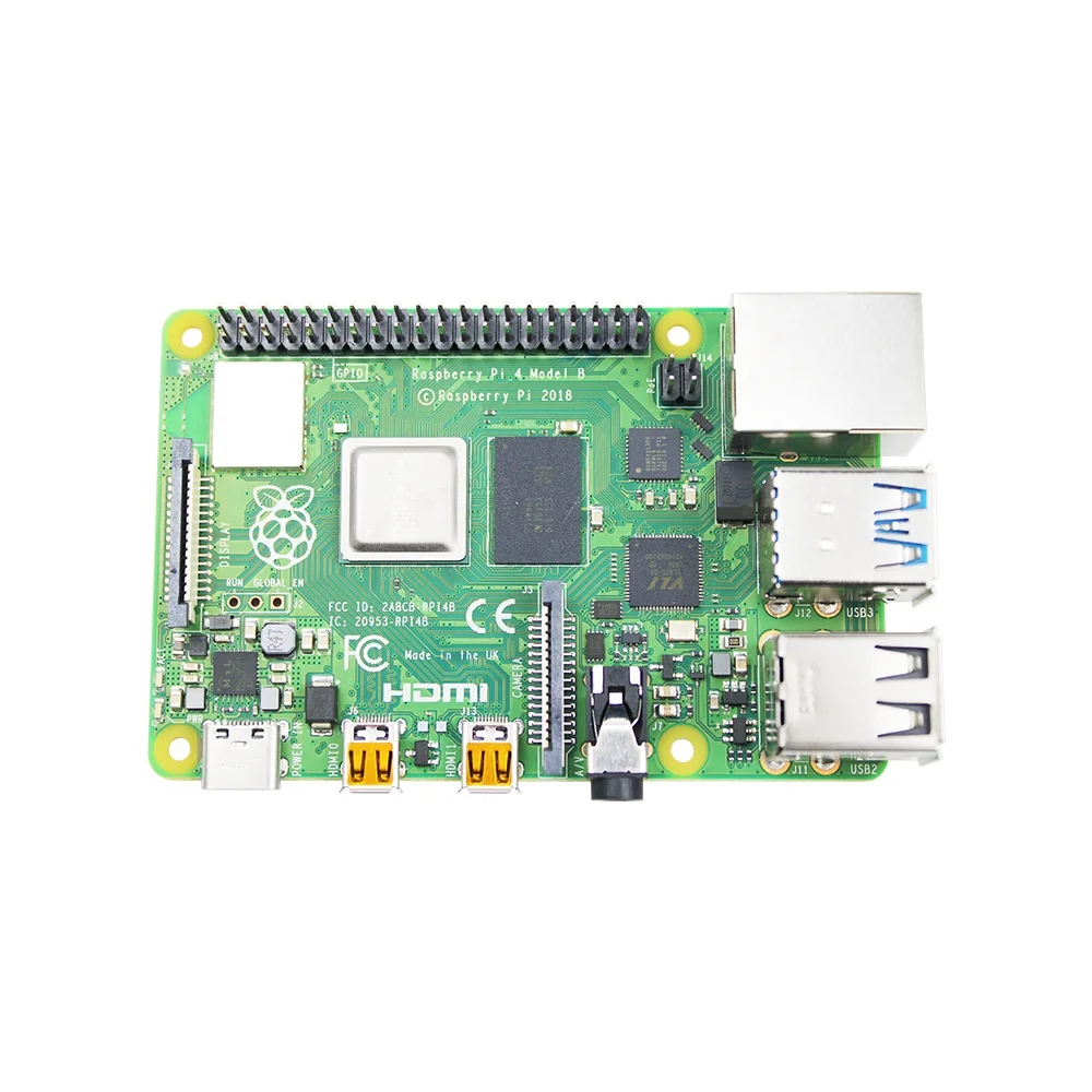 Original Raspberry Pi 4 Model B 8GB 4GB 2GB RAM + Case + Fan + Heat Sinks + Power Adapter + 32/64/128 GB TF Card for RPI 4B