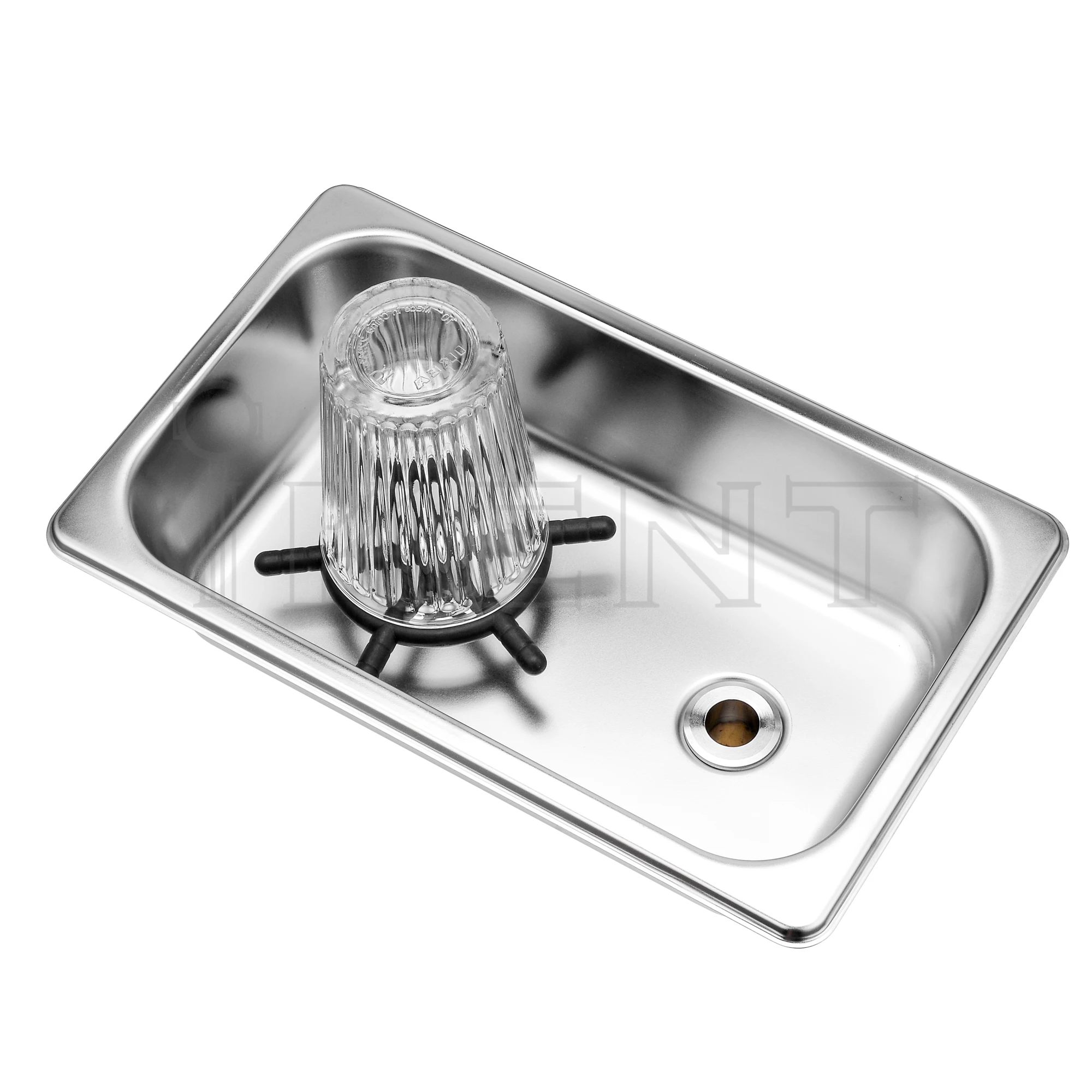 Espresso Parts Bar Glass Rinser Espresso Side Spray Rinser Barista Basics bar accessory Automatic Spray Rinser