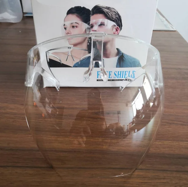 
clear PC face shield with colors anti fog good quality 