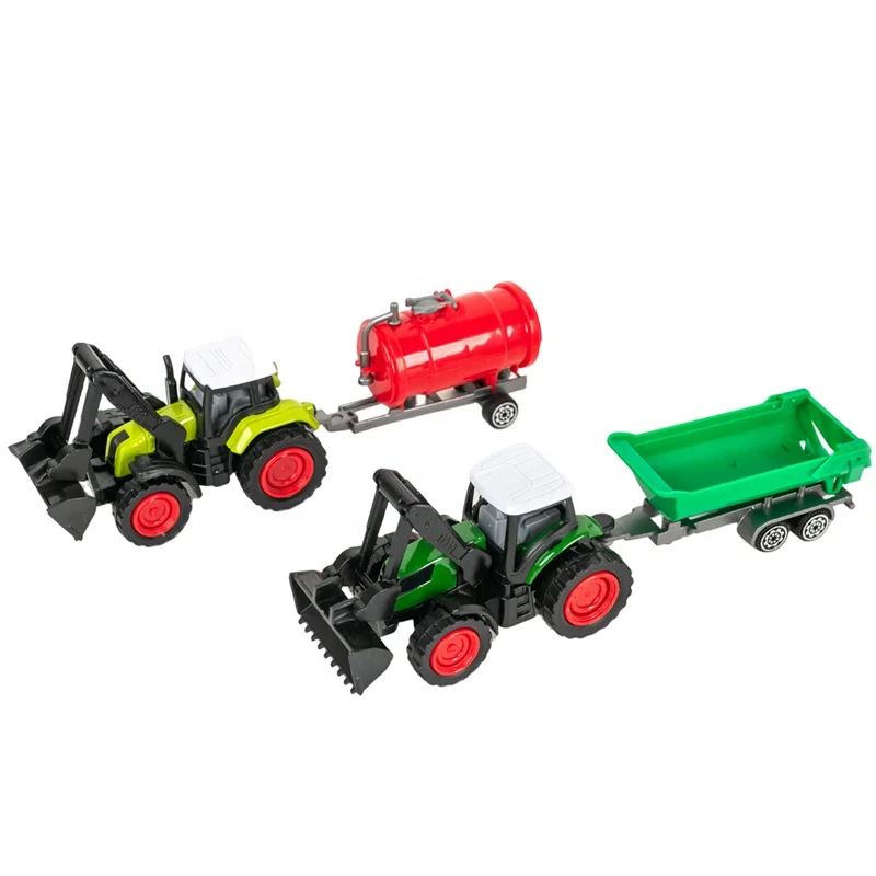 Newest Metal Farmer Truck Model Mini Pull Back Car 2 Colors Mixed Diecast Toy