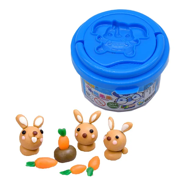Plasticine of All Colors in Just One Box Playdough Container Playdough Play Set