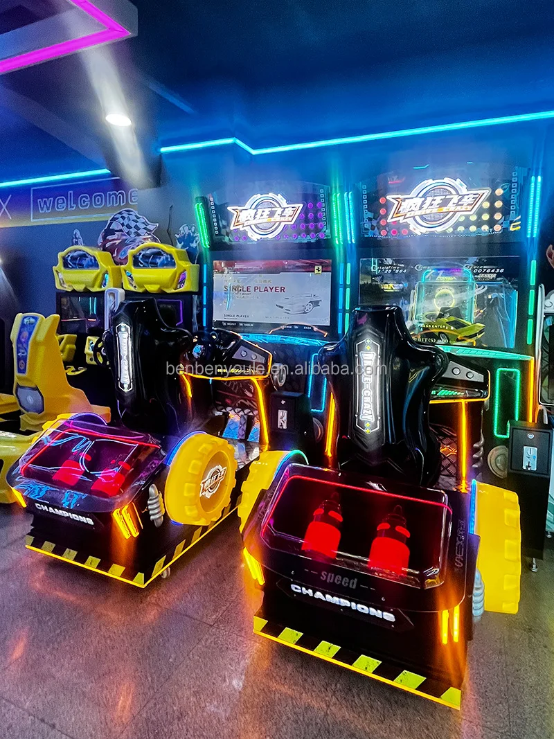 New product simulator Racing car arcade coin-operated video game console Game machine Center Racing console Speed video arcade