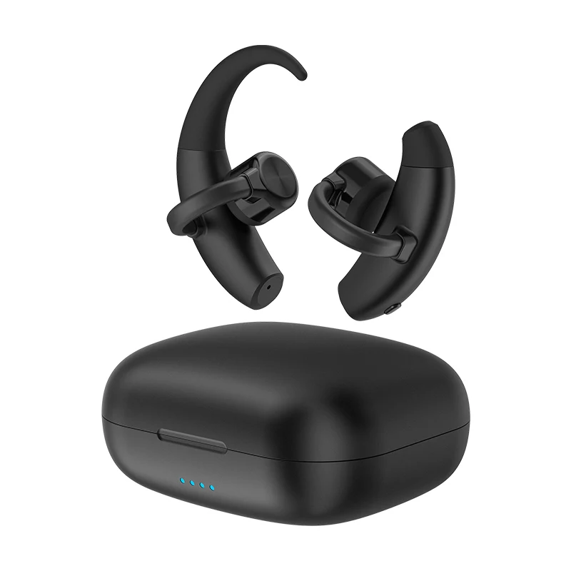 Bone conduction earbuds ear headphones true wireless earbuds earhooks noise cancelling deep bass sport earhooks