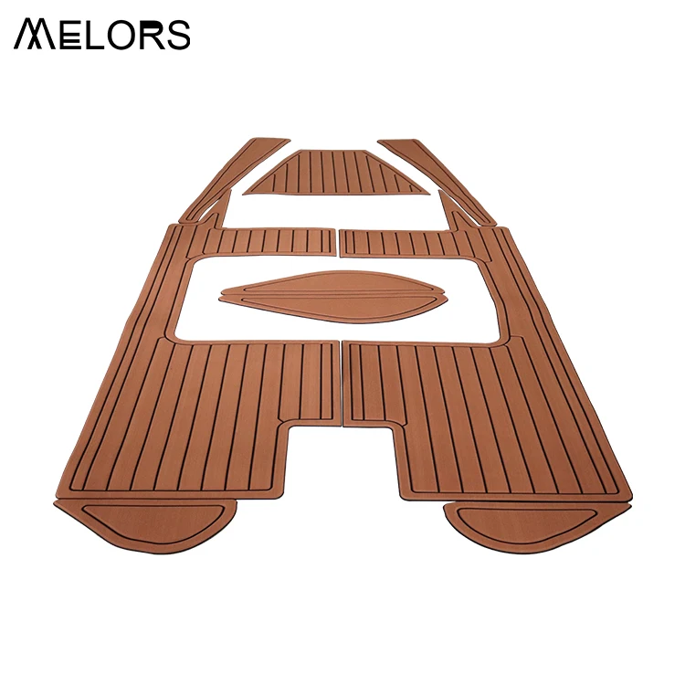 Melors Customized Non Slip Self Adhesive EVA Foam Customized Marine Boat Decking