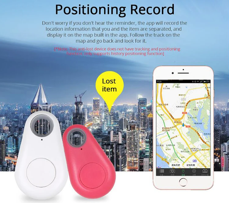 
Key Finder Smart Anti-Lost Device Keychain Mobile Phone Lost Alarm Bi-Directiona Mobile Locator Pet Car Tracker 