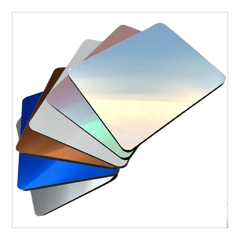 Металлическое зеркало из бамбукового древесного угля композитная соэкструдированная доска углеродная кристаллическая настенная панель