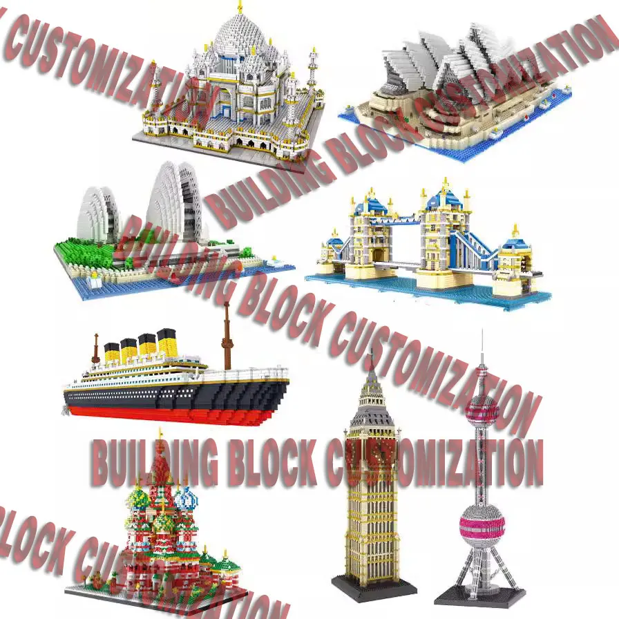 Domestic Micro-Particle Building Blocks Customizable Large Small Blocks Cultural Creative Corporate Gifts
